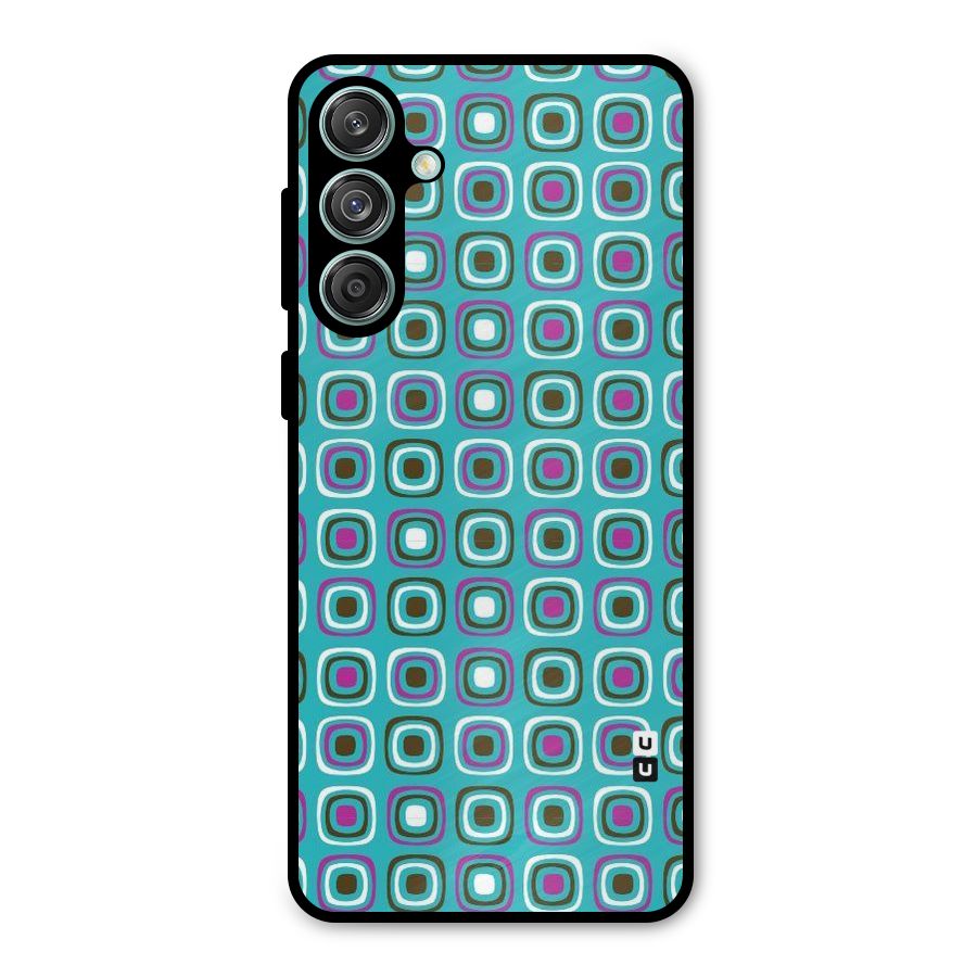 Boxes Tiny Pattern Metal Back Case for Galaxy M55 5G