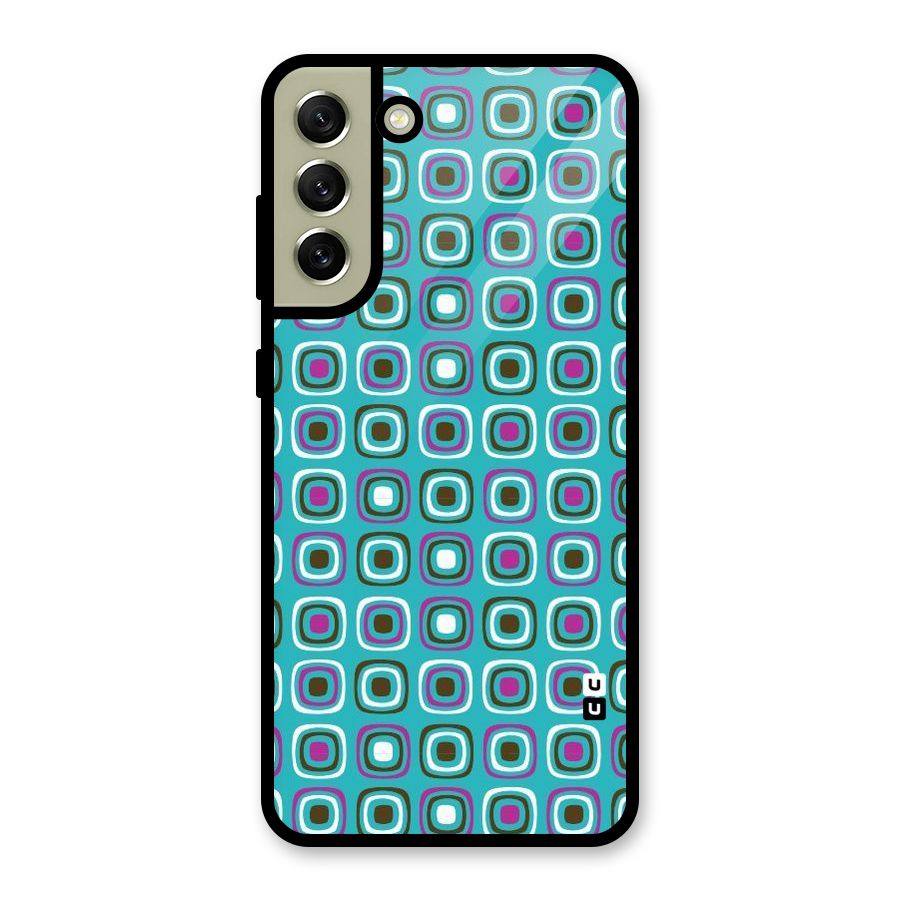 Boxes Tiny Pattern Metal Back Case for Galaxy S21 FE 5G (2023)