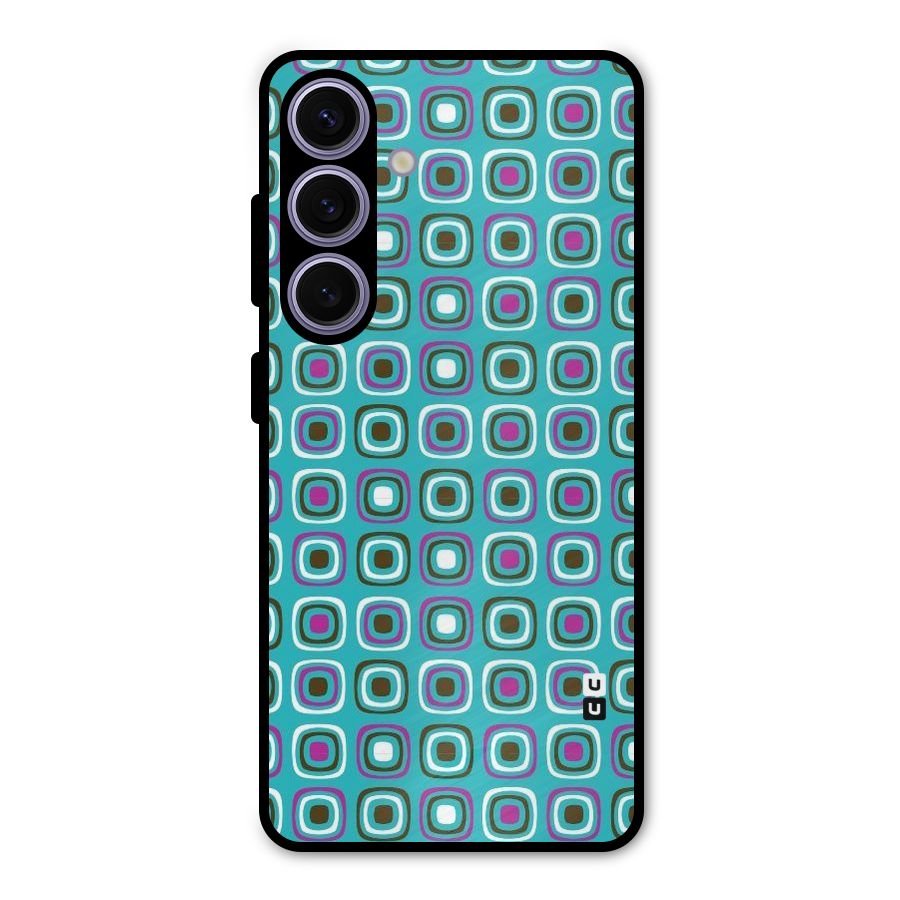 Boxes Tiny Pattern Metal Back Case for Galaxy S24