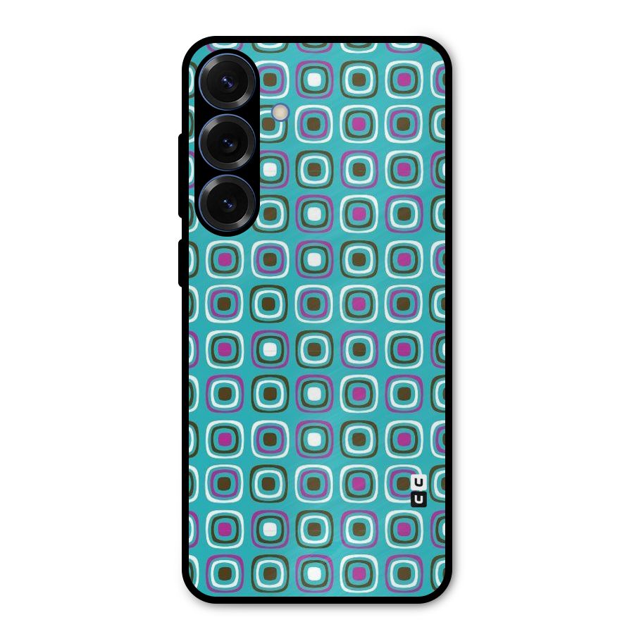 Boxes Tiny Pattern Metal Back Case for Galaxy S25 Plus