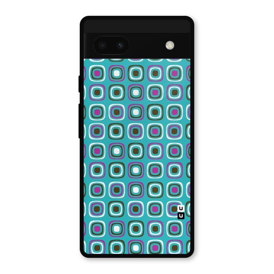 Boxes Tiny Pattern Metal Back Case for Google Pixel 6a