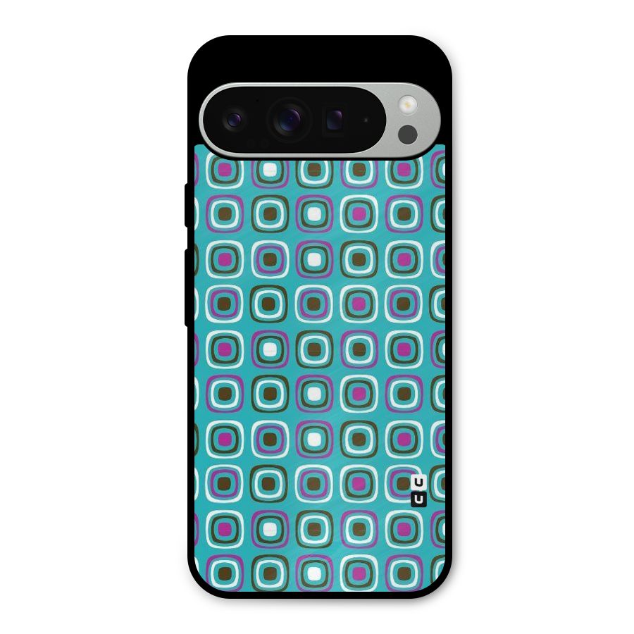 Boxes Tiny Pattern Metal Back Case for Google Pixel 9 Pro XL