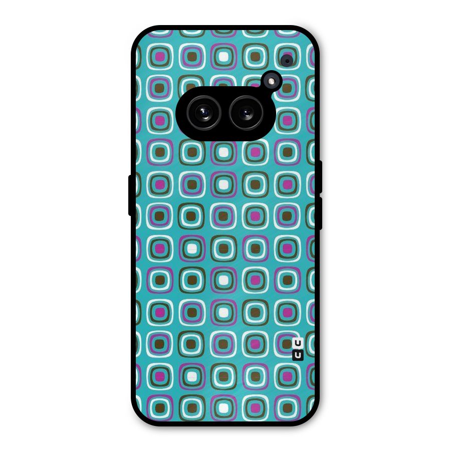 Boxes Tiny Pattern Metal Back Case for Nothing Phone 2a Plus