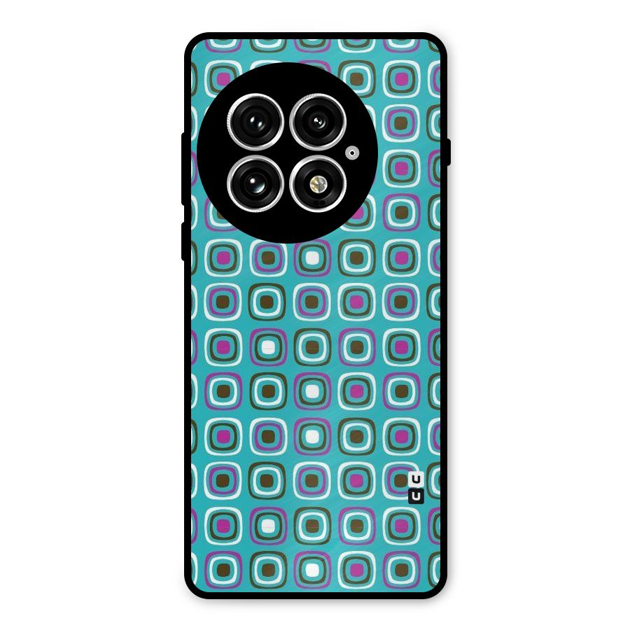Boxes Tiny Pattern Metal Back Case for OnePlus 13