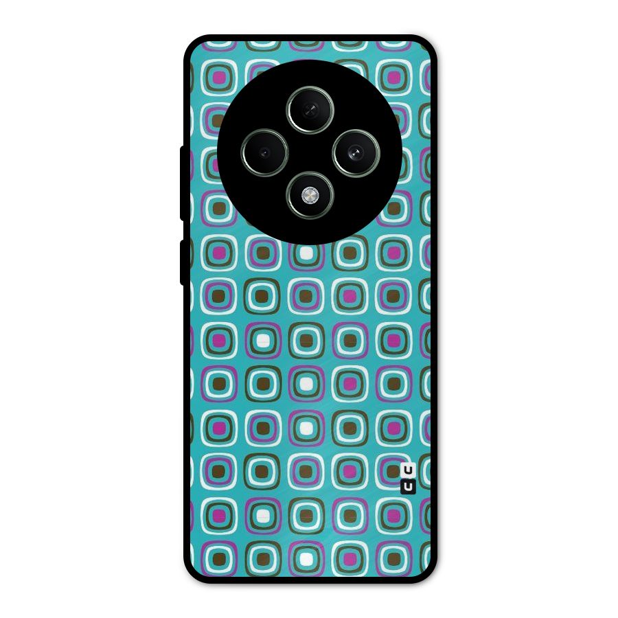 Boxes Tiny Pattern Metal Back Case for Oppo F27