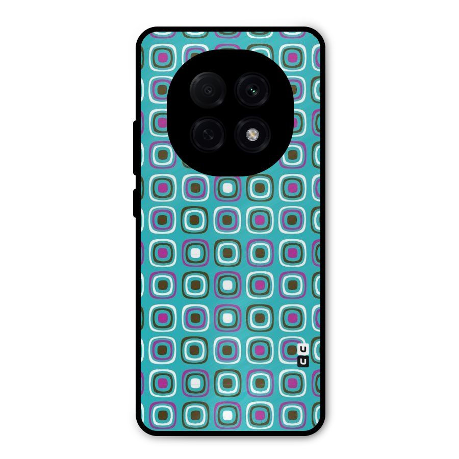 Boxes Tiny Pattern Metal Back Case for Oppo F29 Pro