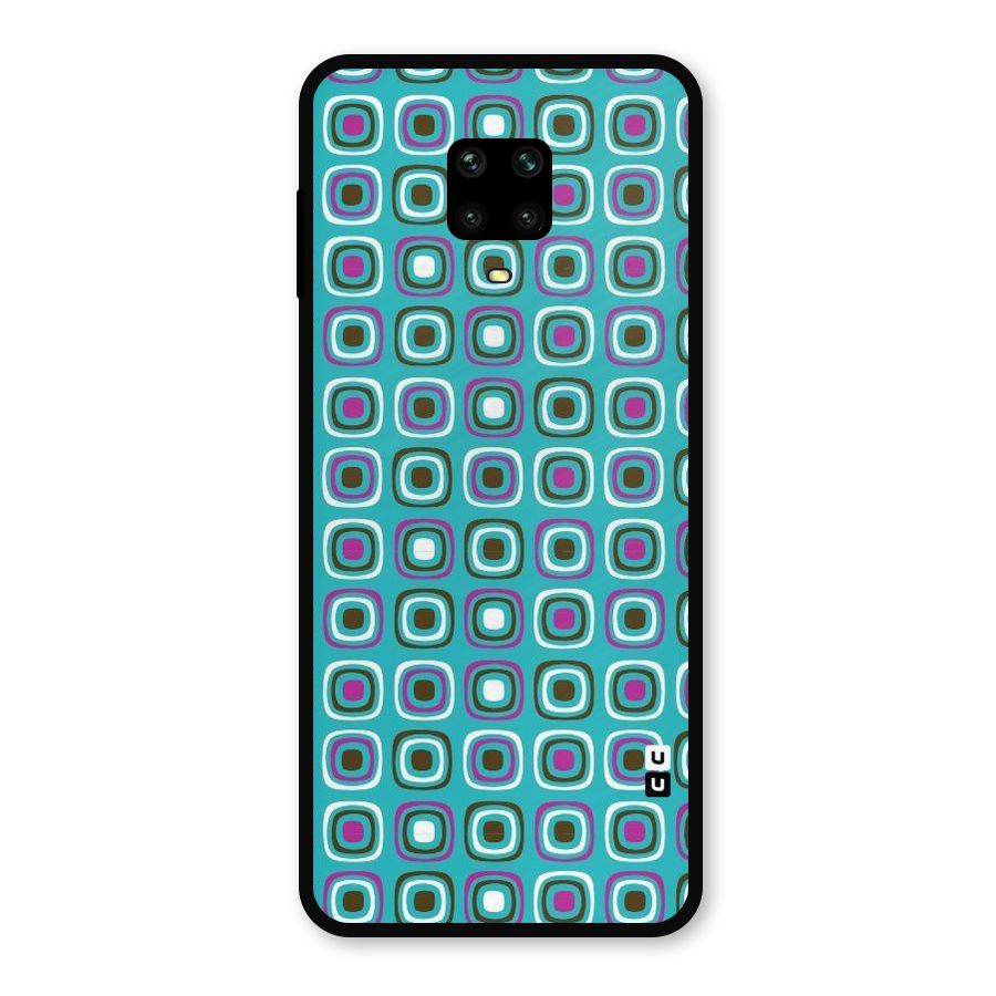 Boxes Tiny Pattern Metal Back Case for Poco M2 Pro