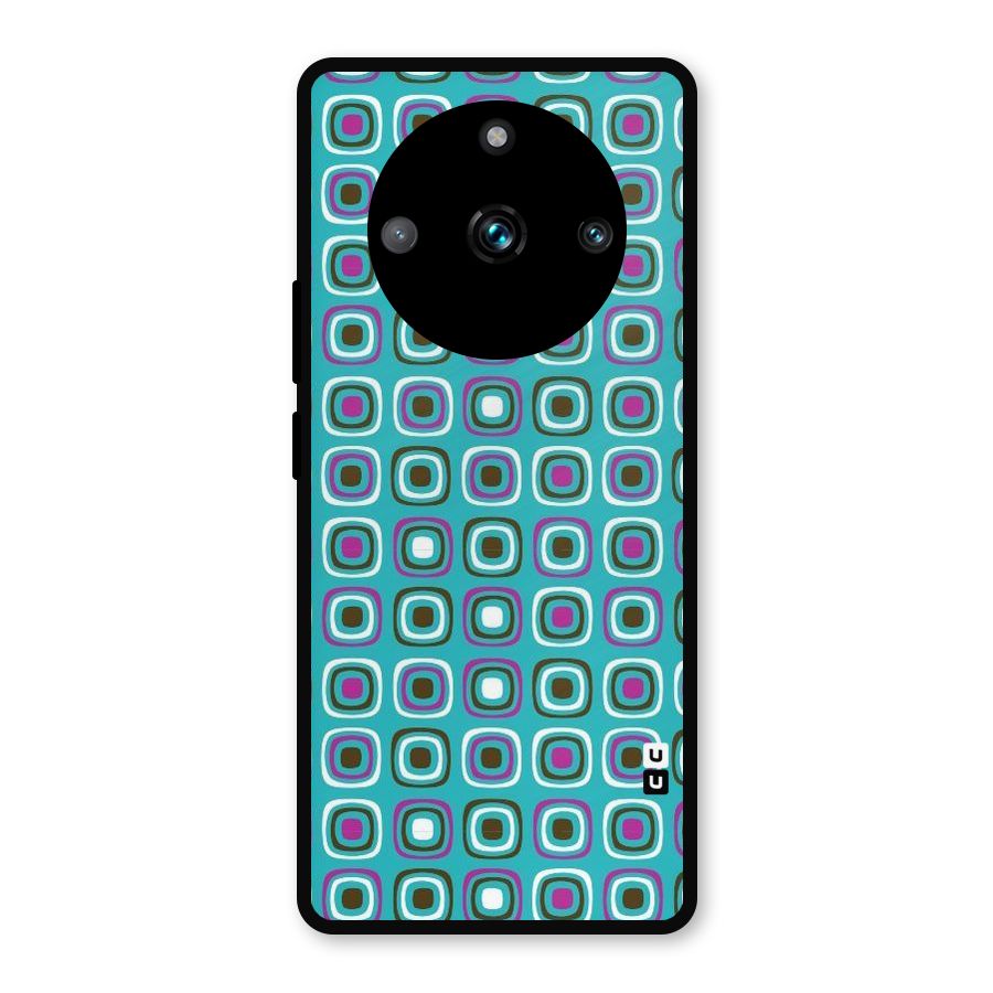 Boxes Tiny Pattern Metal Back Case for Realme 11 Pro