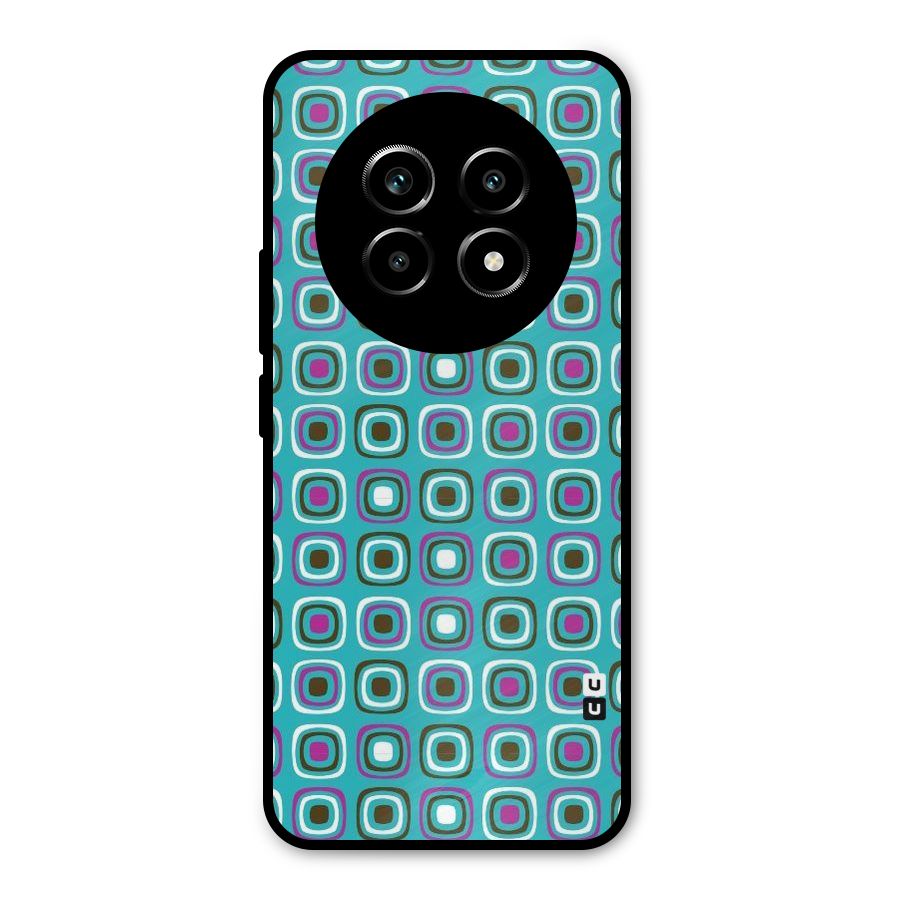 Boxes Tiny Pattern Metal Back Case for Realme 13 Pro