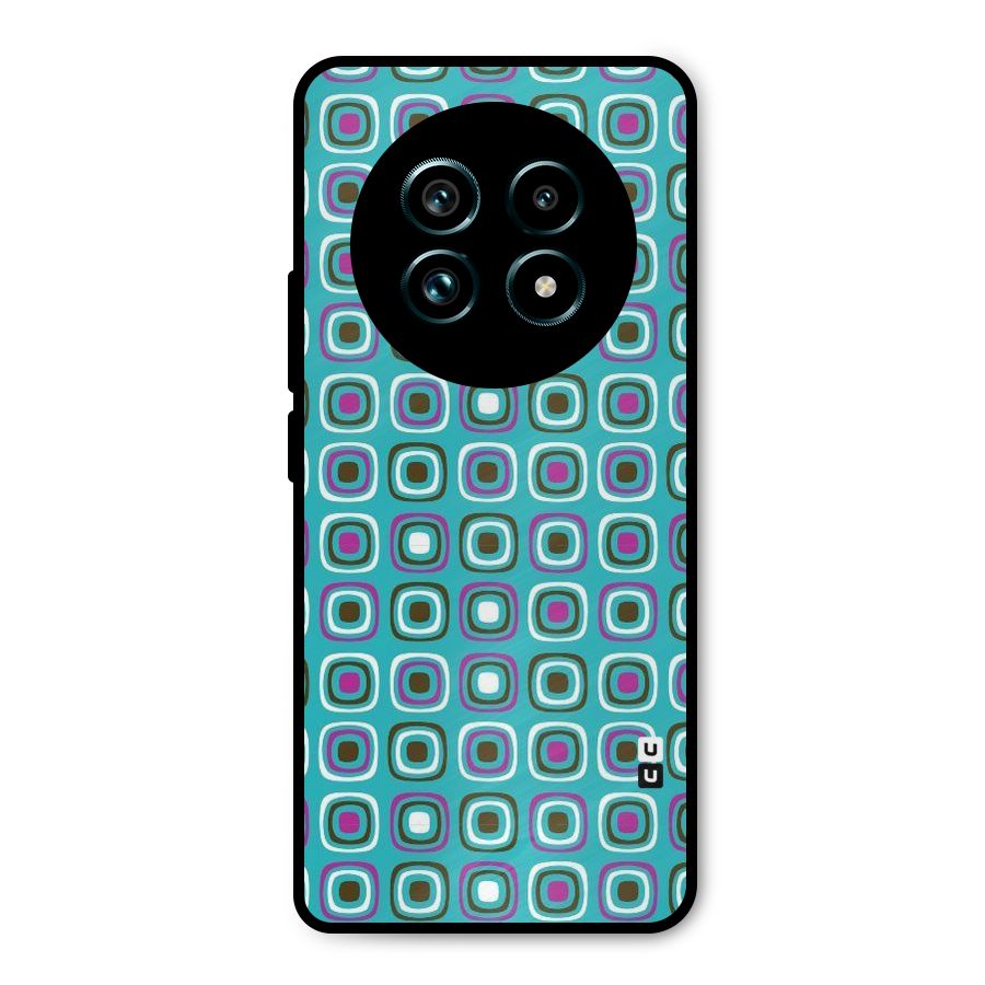 Boxes Tiny Pattern Metal Back Case for Realme 13 Pro Plus
