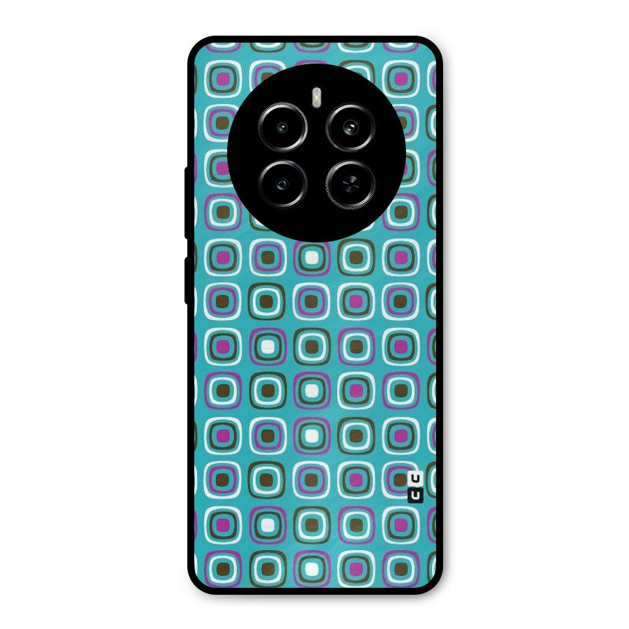 Boxes Tiny Pattern Metal Back Case for Realme P1