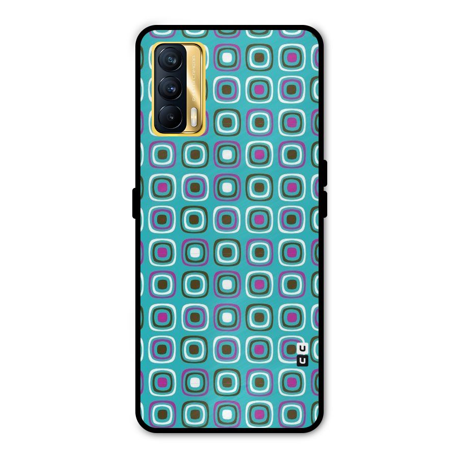 Boxes Tiny Pattern Metal Back Case for Realme X7