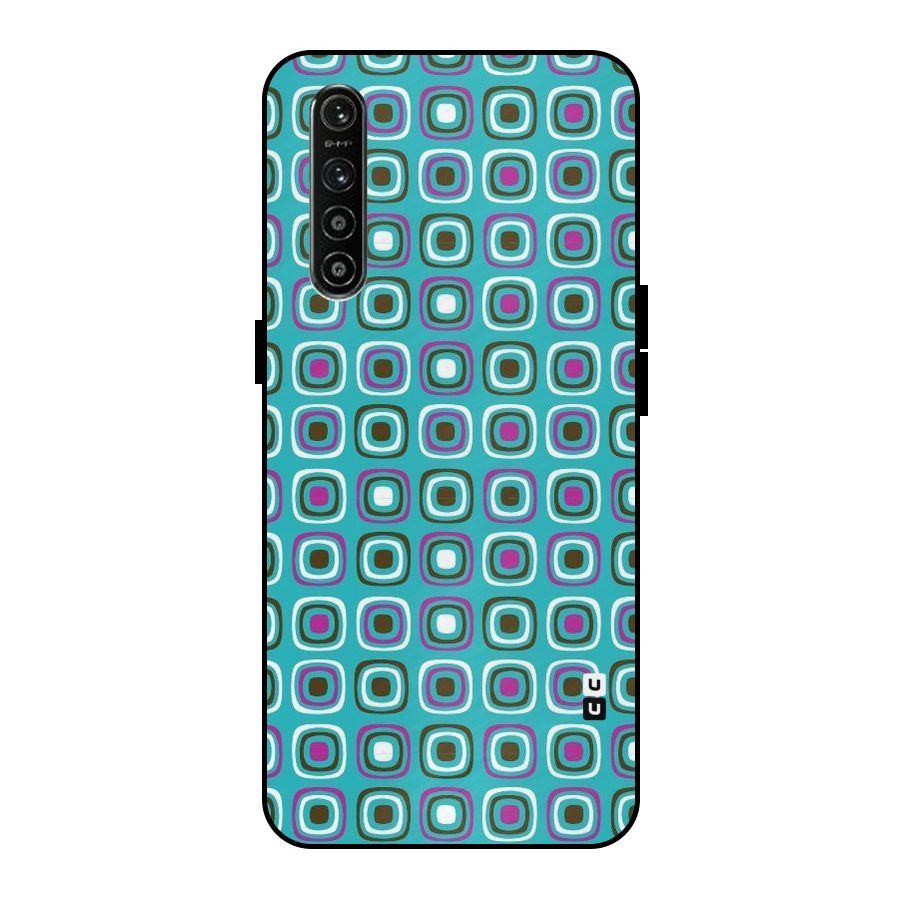 Boxes Tiny Pattern Metal Back Case for Realme XT