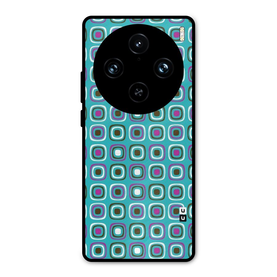 Boxes Tiny Pattern Metal Back Case for Vivo X100 Pro