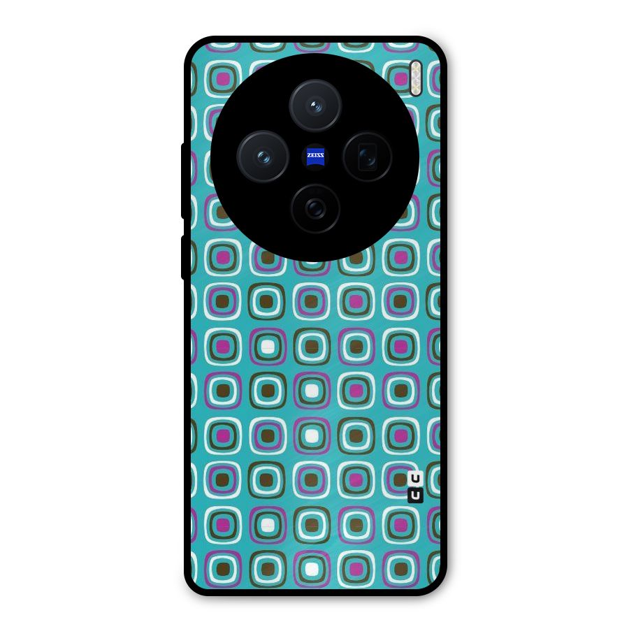 Boxes Tiny Pattern Metal Back Case for Vivo X200