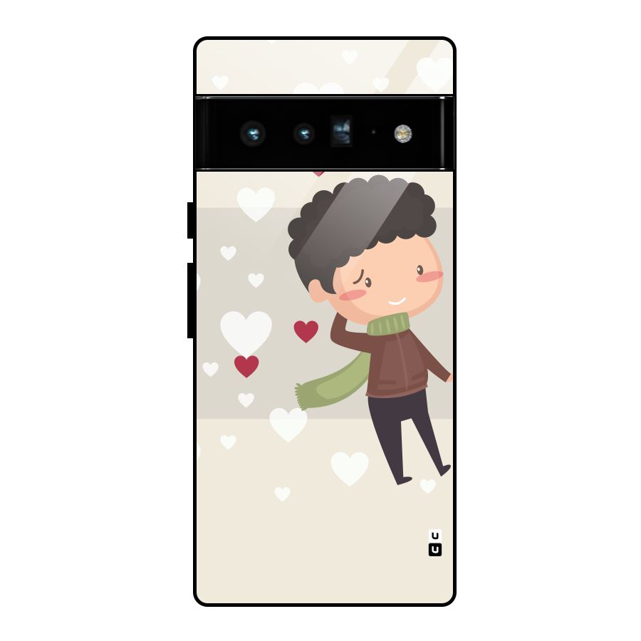 Boy in love Glass Back Case for Google Pixel 6 Pro