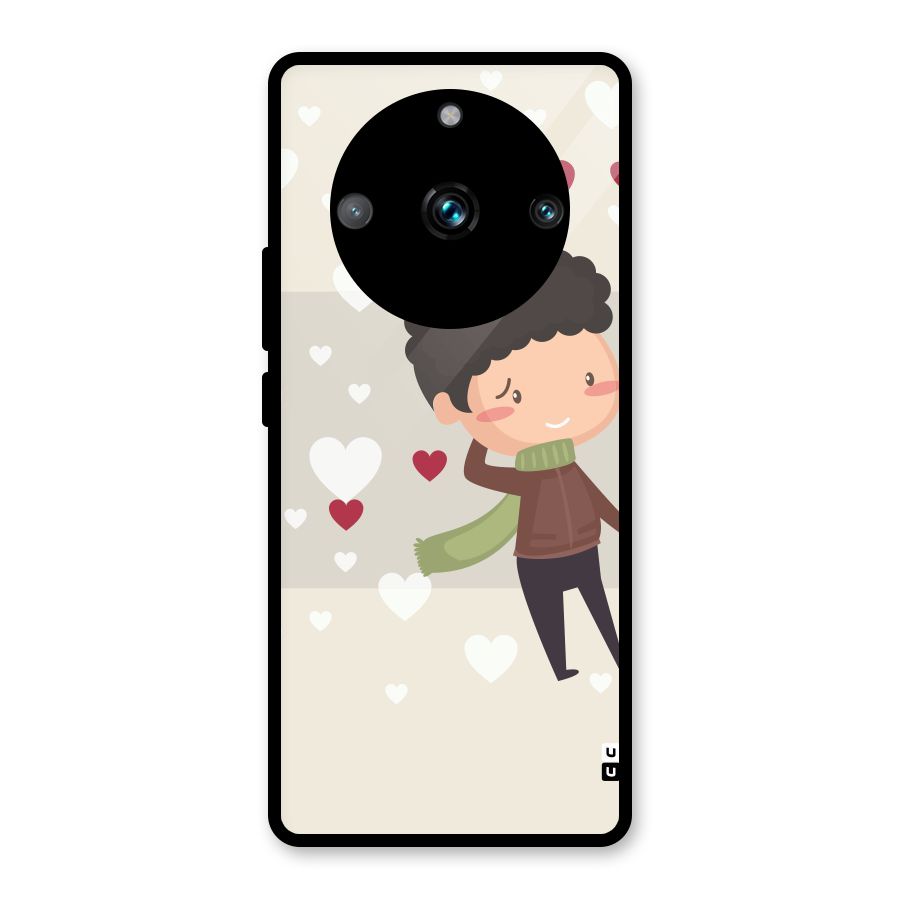 Boy in love Glass Back Case for Realme 11 Pro Plus