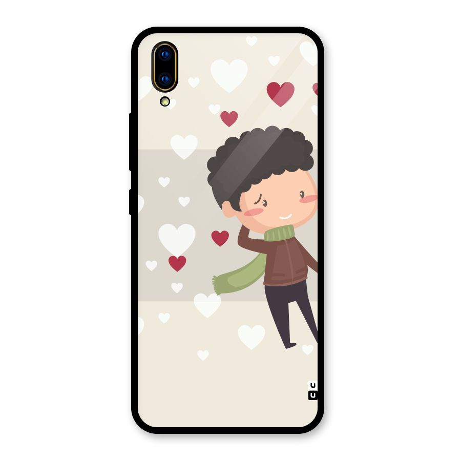 Boy in love Glass Back Case for Vivo V11 Pro