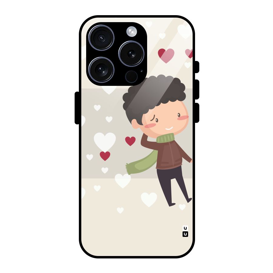 Boy in love Glass Back Case for iPhone 15 Pro