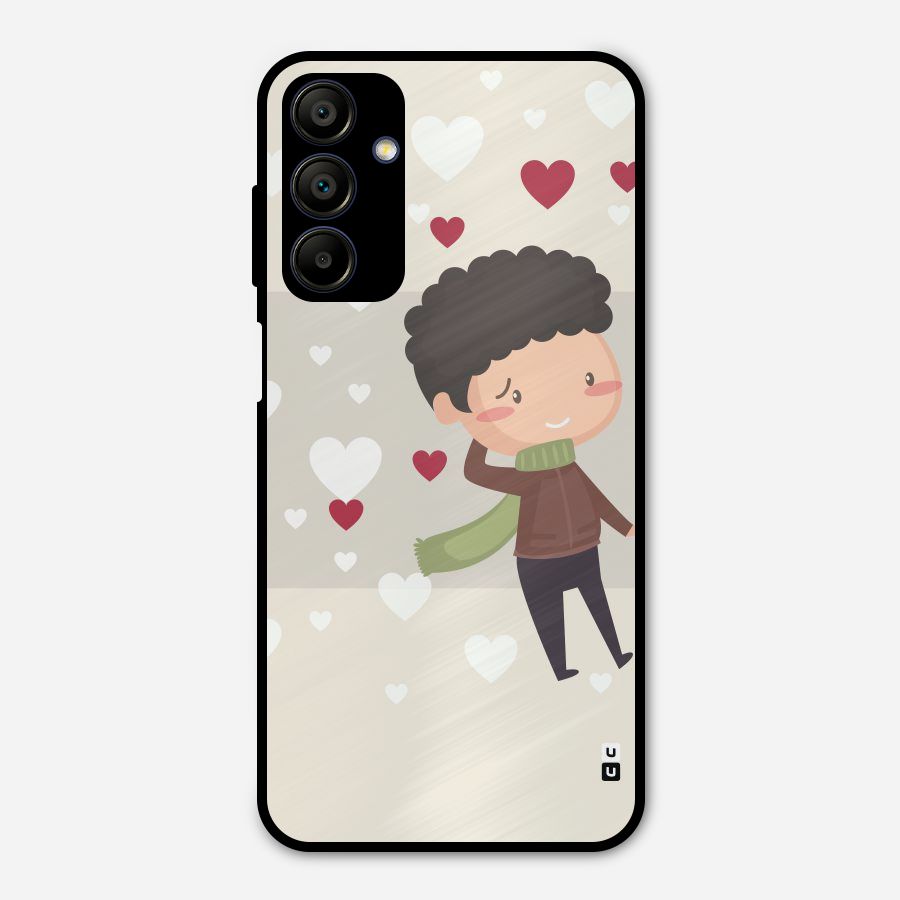 Boy in love Metal Back Case for Galaxy A15 5G