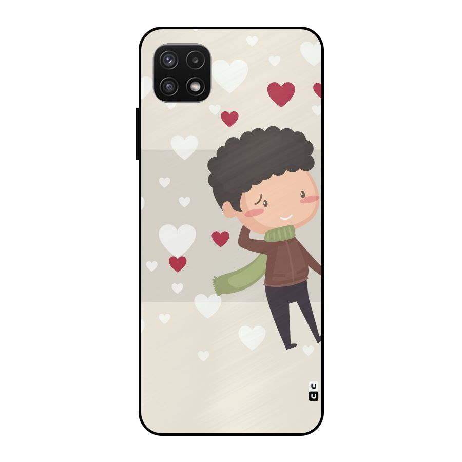 Boy in love Metal Back Case for Galaxy A22 5G