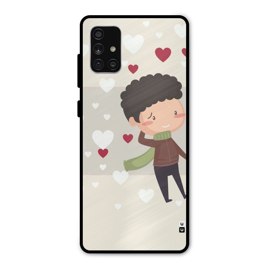 Boy in love Metal Back Case for Galaxy A71