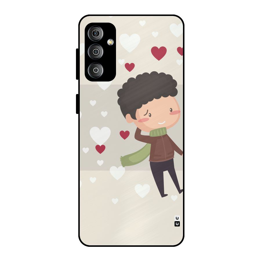 Boy in love Metal Back Case for Galaxy F23