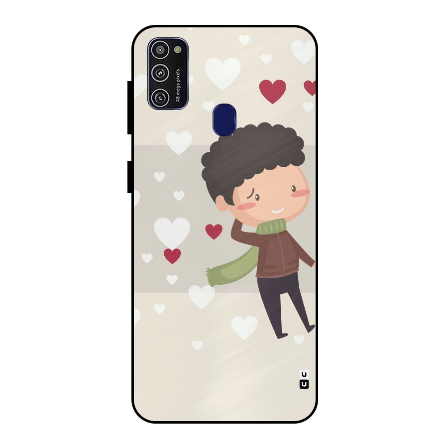 Boy in love Metal Back Case for Galaxy M21