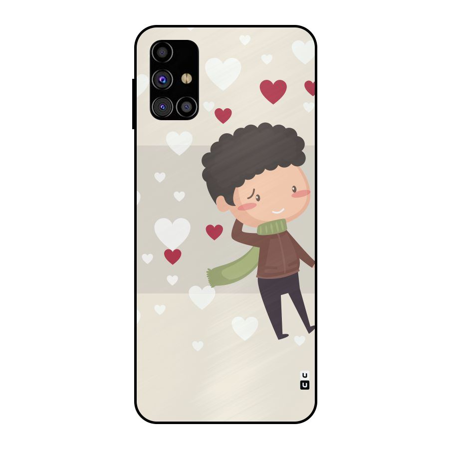 Boy in love Metal Back Case for Galaxy M31s