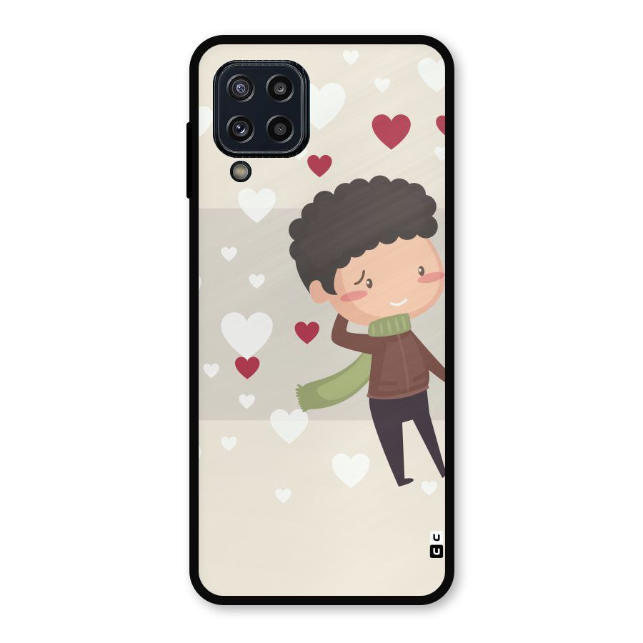 Boy in love Metal Back Case for Galaxy M32