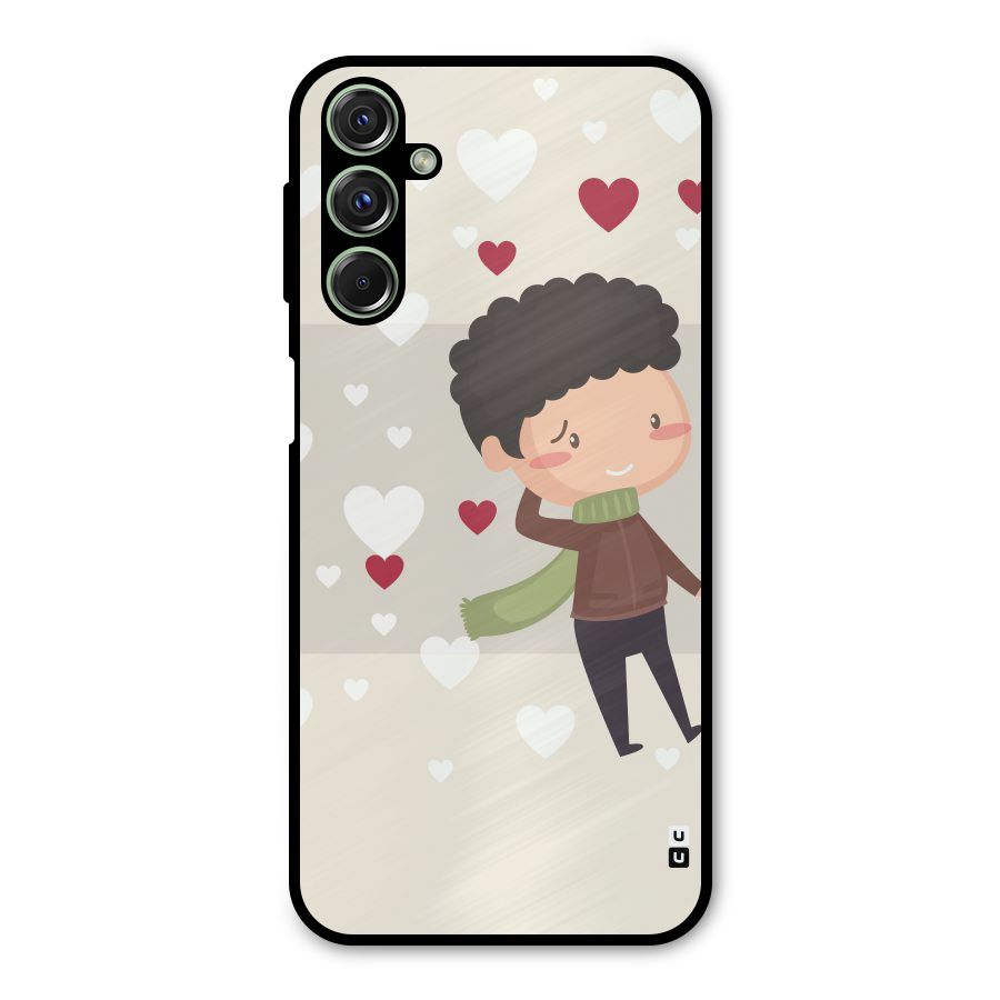 Boy in love Metal Back Case for Galaxy M34