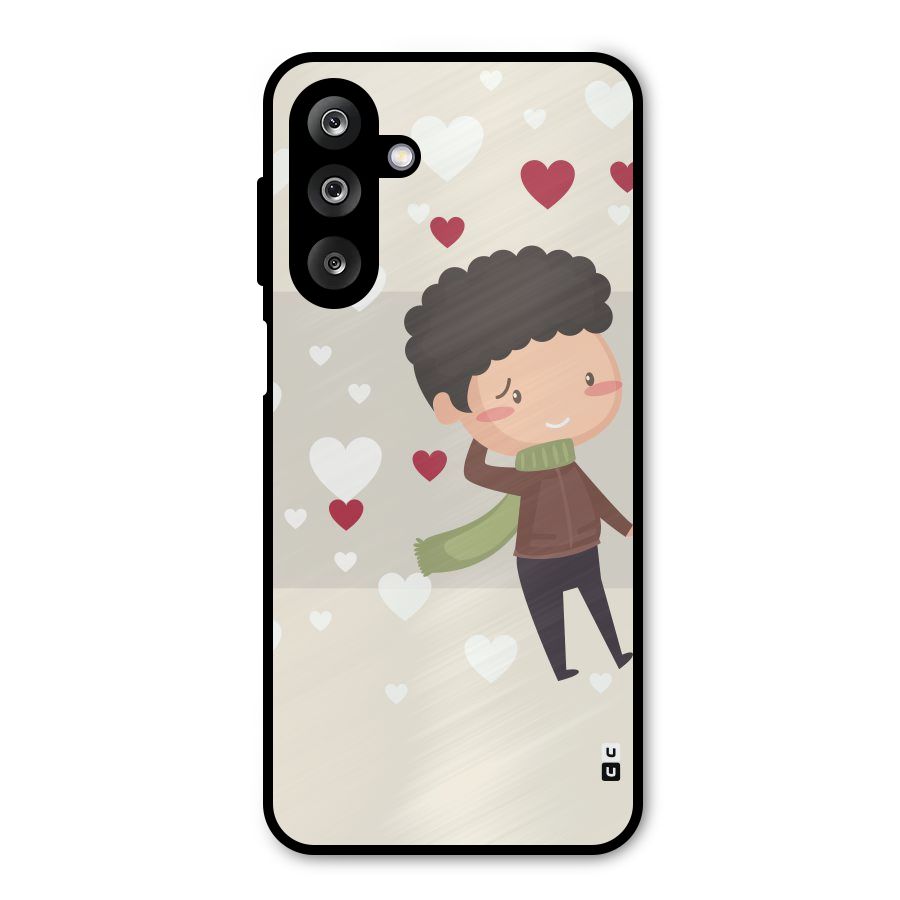 Boy in love Metal Back Case for Galaxy M36