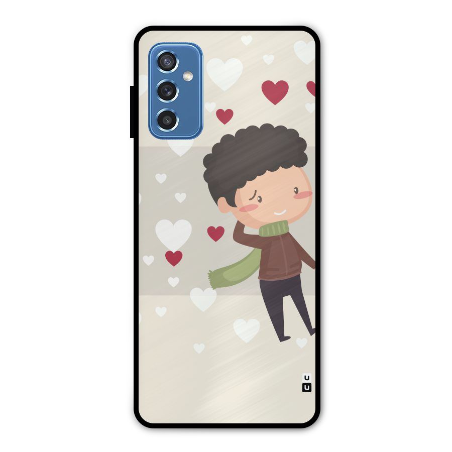 Boy in love Metal Back Case for Galaxy M52 5G