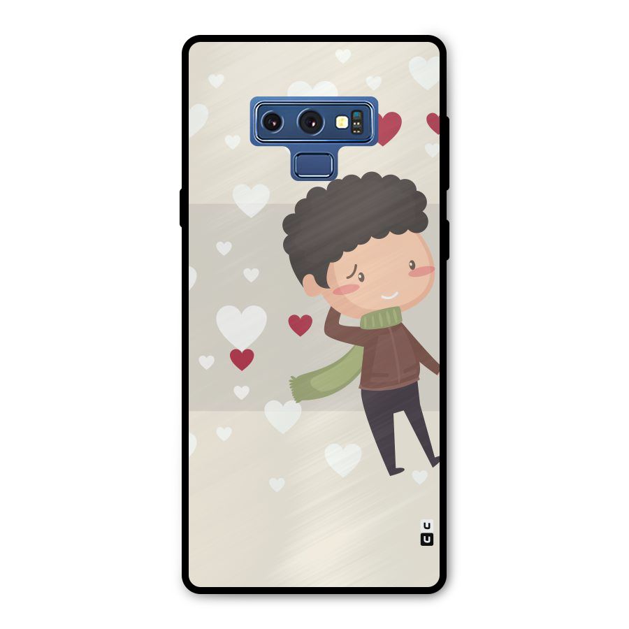 Boy in love Metal Back Case for Galaxy Note 9