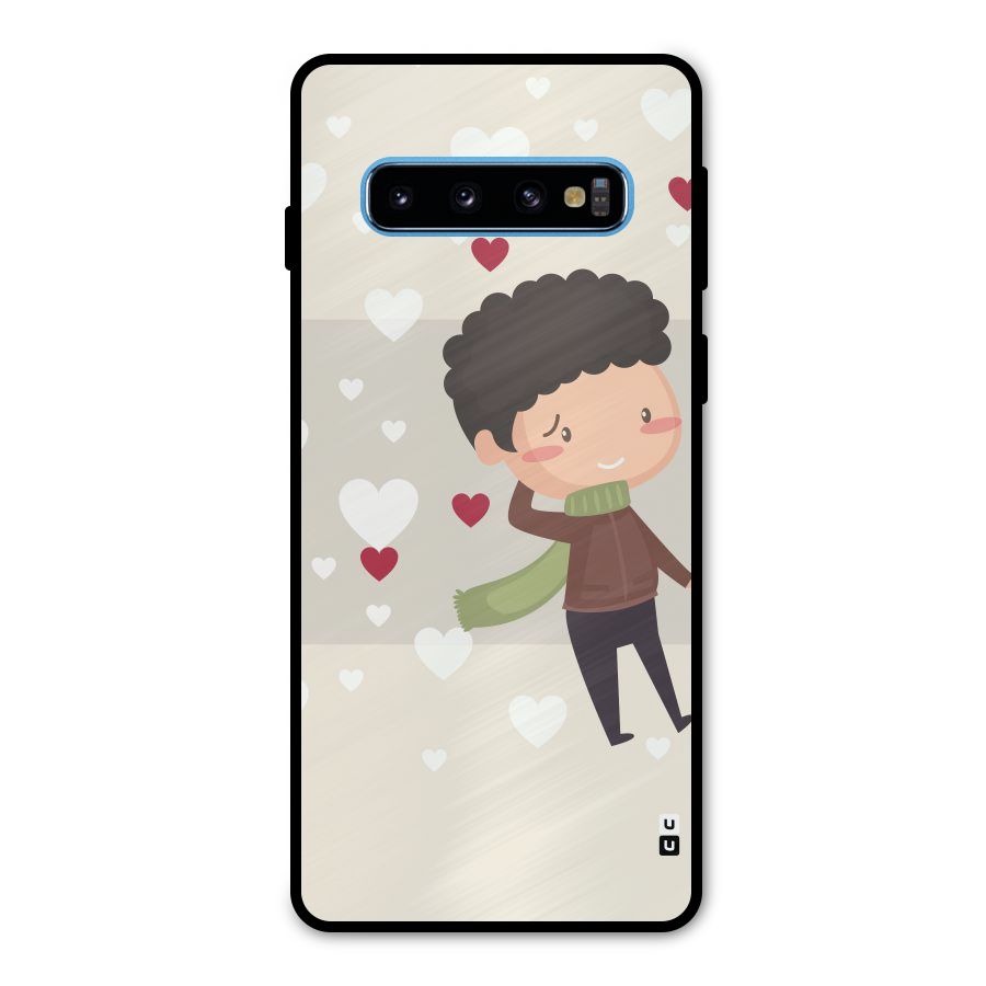 Boy in love Metal Back Case for Galaxy S10