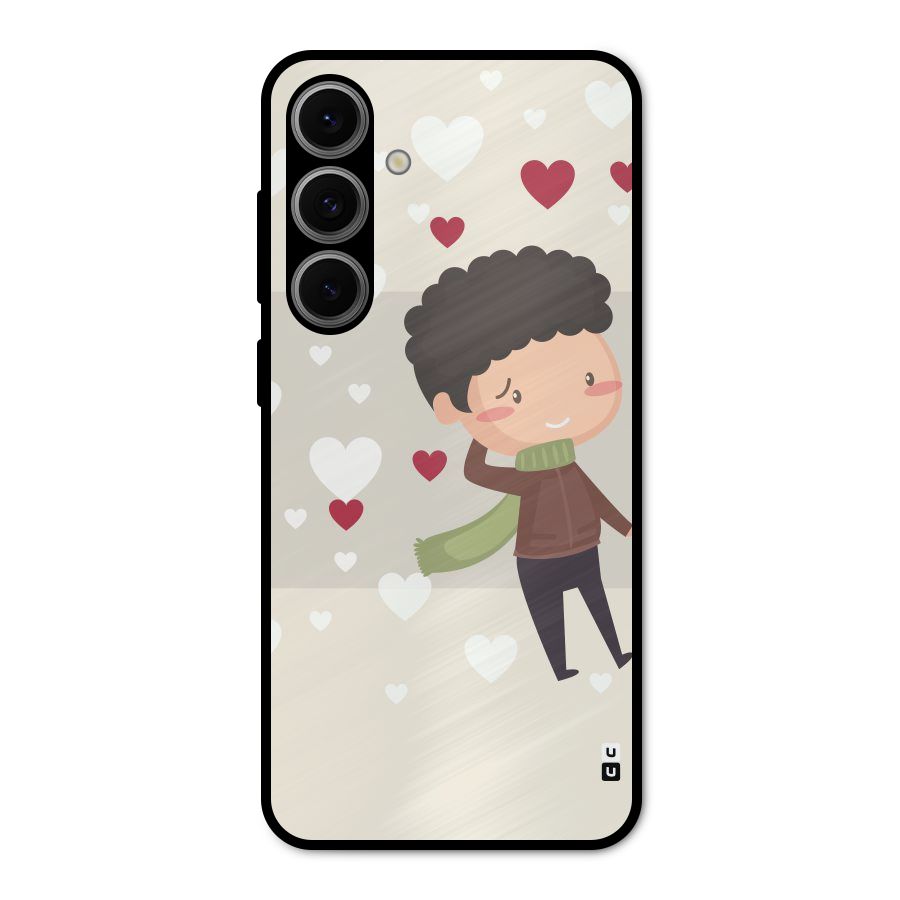 Boy in love Metal Back Case for Galaxy S24 FE