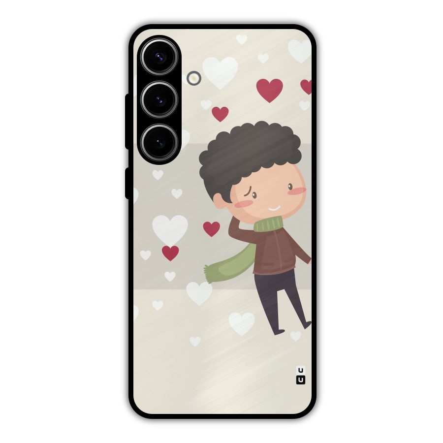 Boy in love Metal Back Case for Galaxy S24 Plus