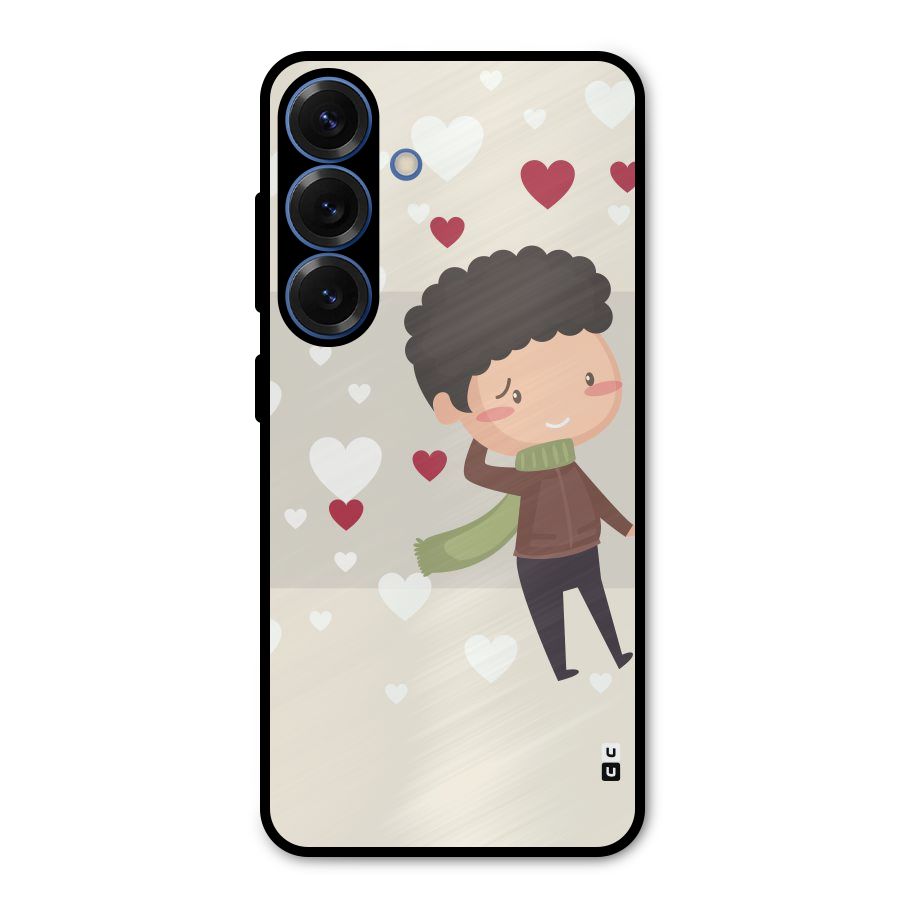 Boy in love Metal Back Case for Galaxy S25