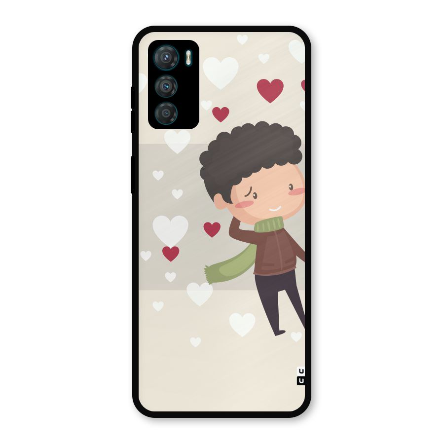 Boy in love Metal Back Case for Moto G42