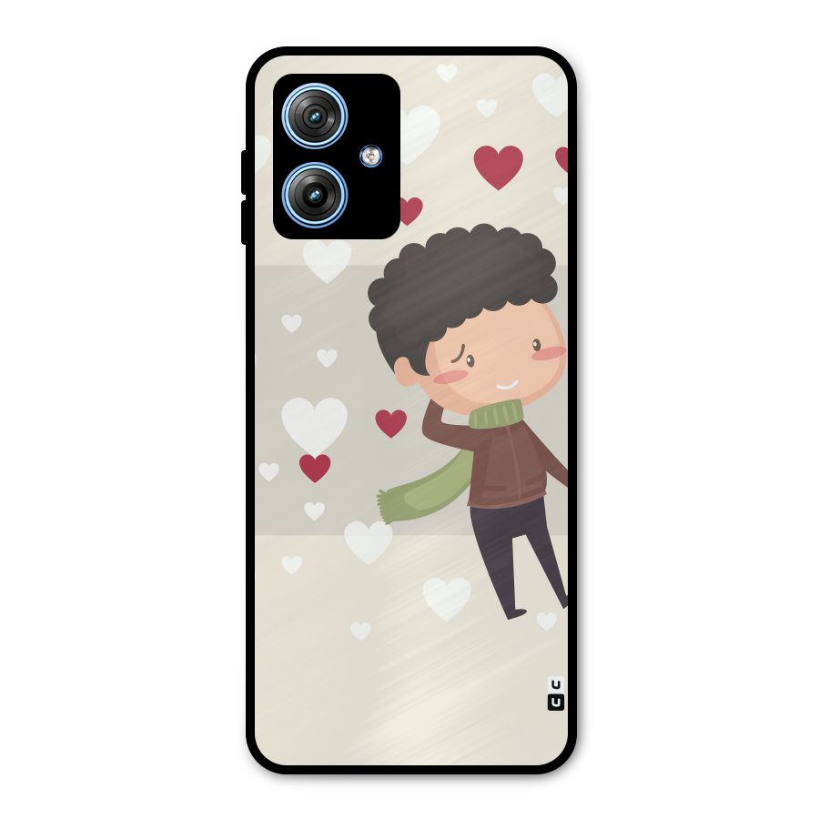 Boy in love Metal Back Case for Moto G54