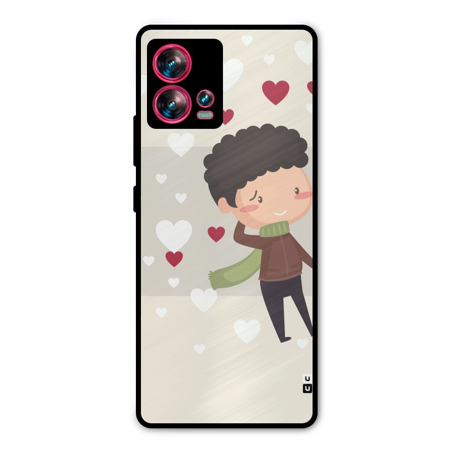 Boy in love Metal Back Case for Motorola Edge 30 Fusion
