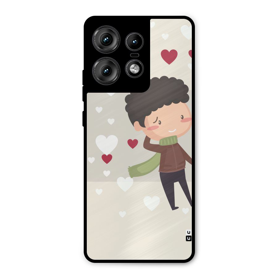 Boy in love Metal Back Case for Motorola Edge 50 Pro