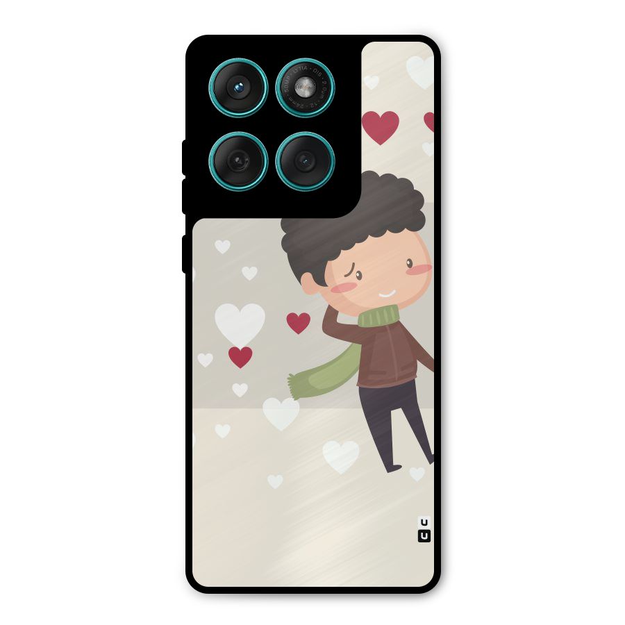 Boy in love Metal Back Case for Motorola Edge 60 Fusion