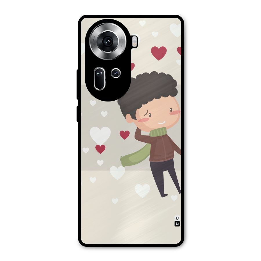 Boy in love Metal Back Case for Oppo Reno11 5G