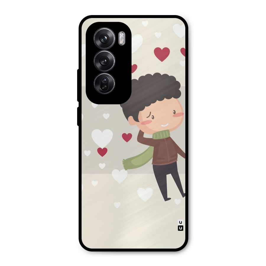 Boy in love Metal Back Case for Oppo Reno12 Pro