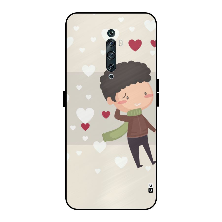 Boy in love Metal Back Case for Oppo Reno2 F