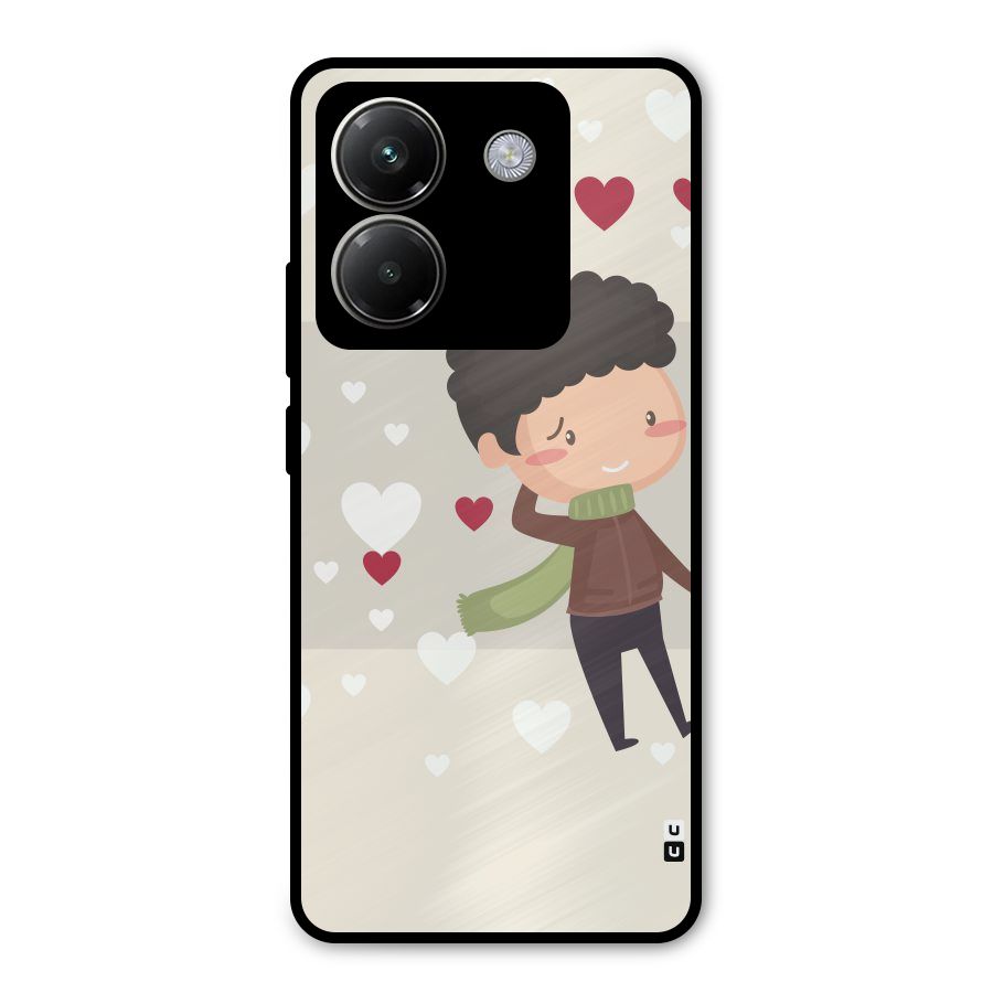 Boy in love Metal Back Case for Poco M7 Pro 5G