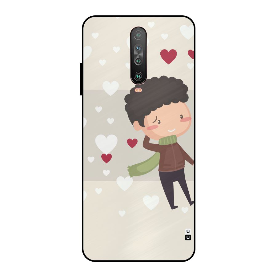 Boy in love Metal Back Case for Poco X2