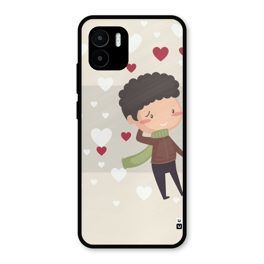 Boy in love Metal Back Case for Redmi A2