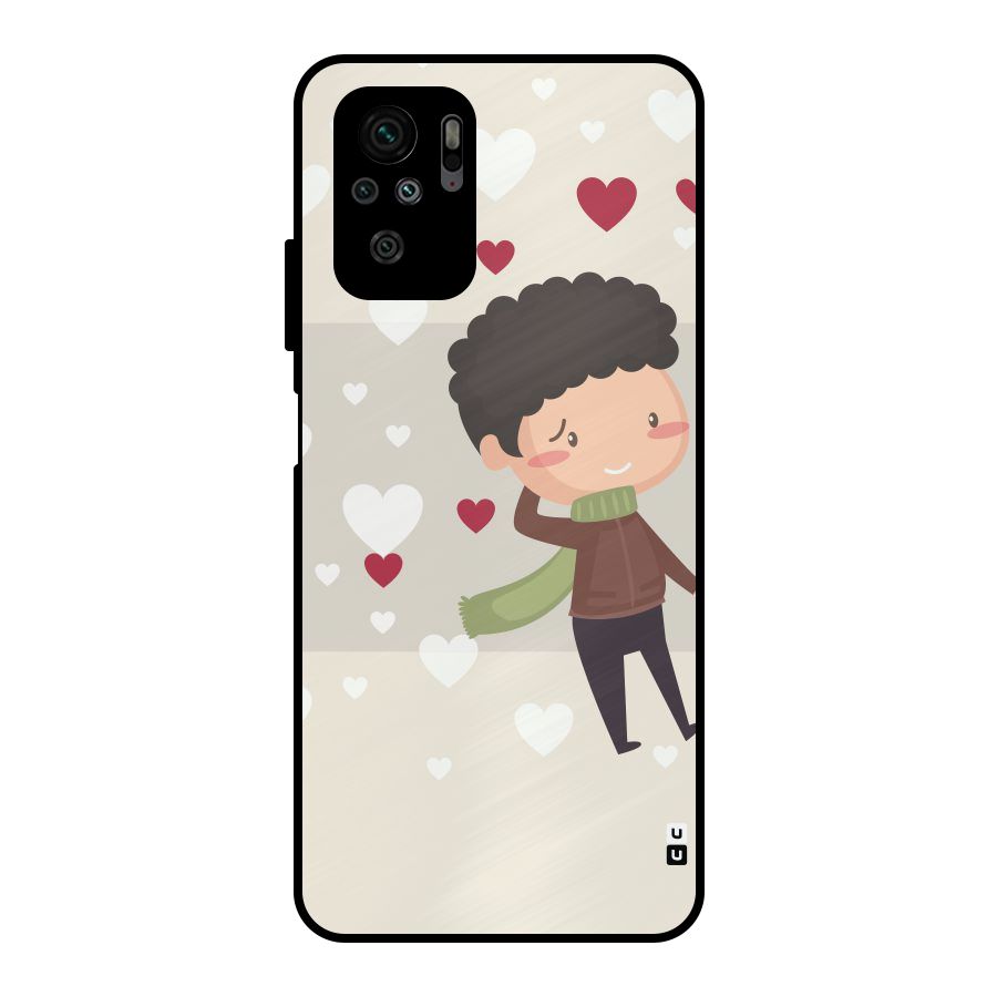 Boy in love Metal Back Case for Redmi Note 10S